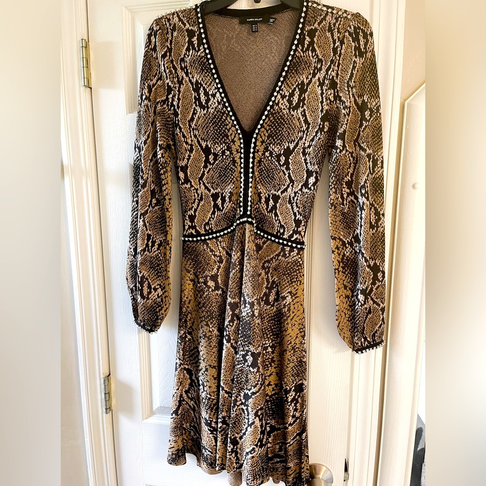 Snake print Antonio Melani cocktail dress (size S)